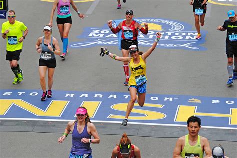 boston marathon finish line photos